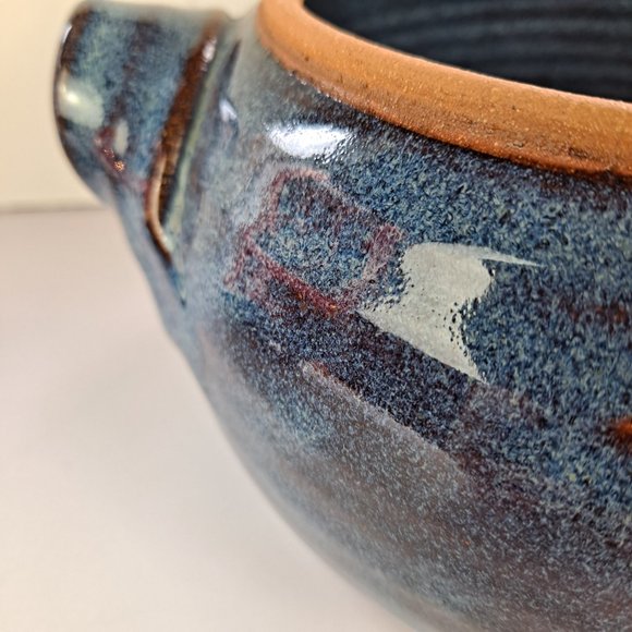 Signed Art Pottery Lidded Pot Crock - Picture 7 of 10